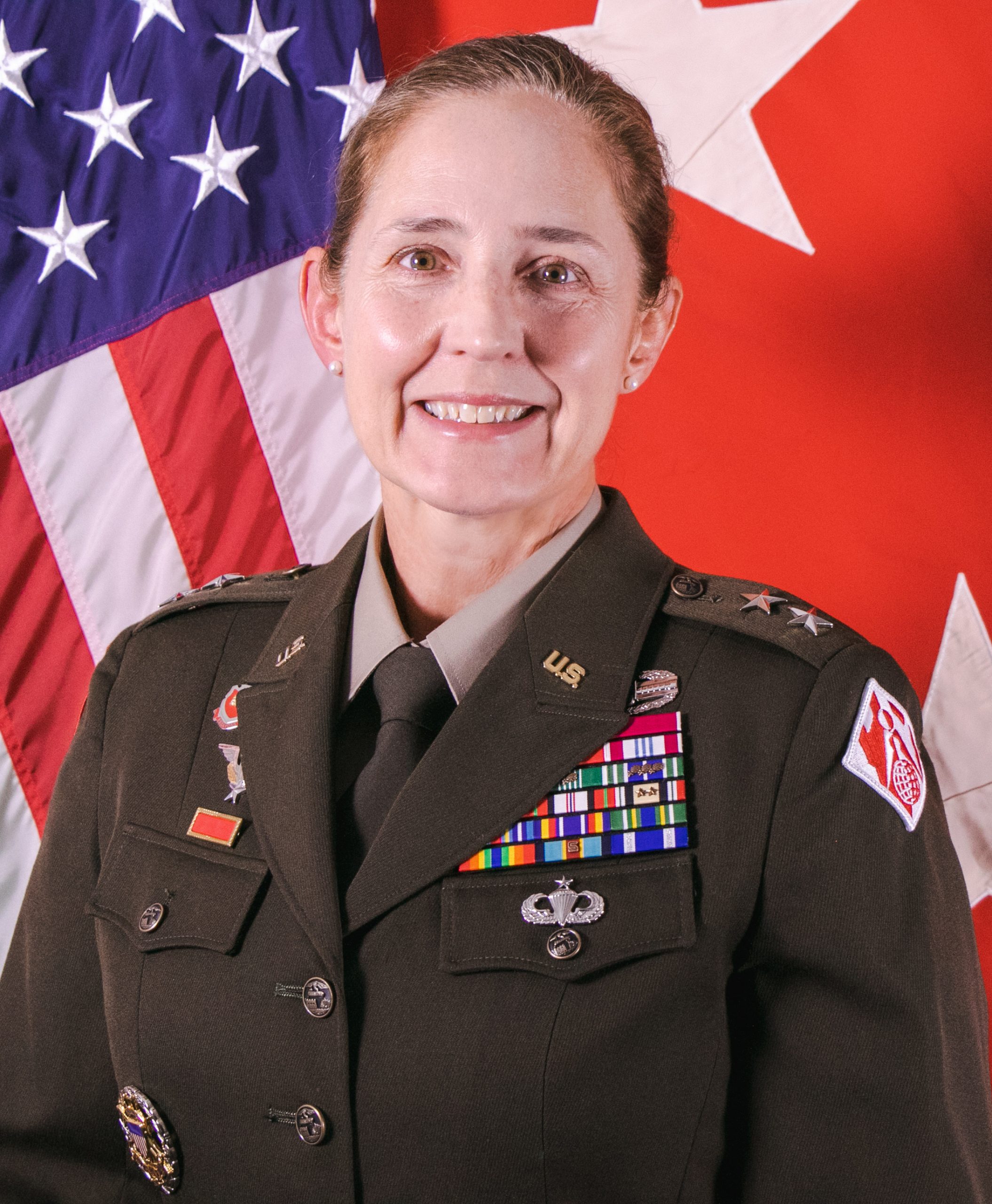 Colonel Kimberly Coloton, the 60th District Commander of Army Corps of Engineers, Los Angeles District, serving from 2013 to 2015.
