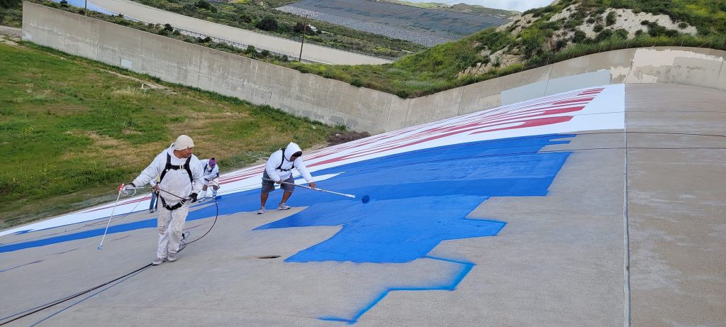 Orange County painters with One Way Painting at Prado Dam 