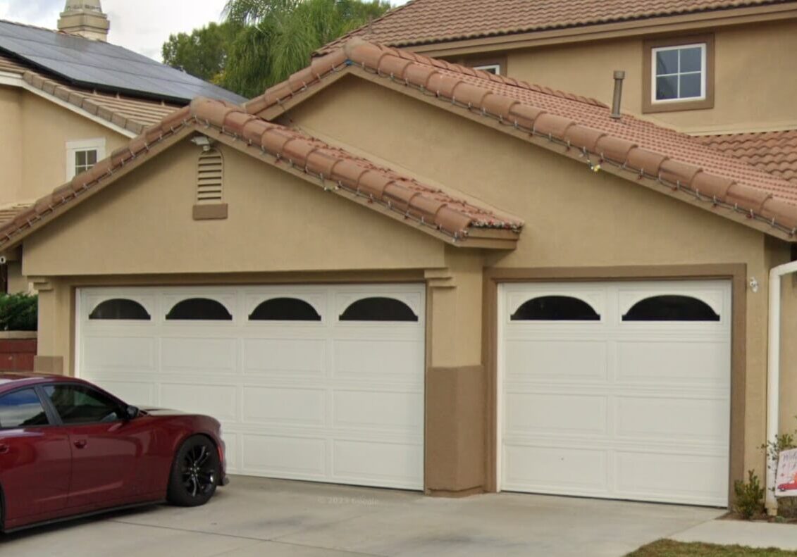 Garage Doors Painted By Our Exterior House Painters In Anaheim, CA