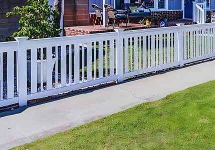 White picket fence freshly painted by One Way Painting in Huntington Beach, CA.